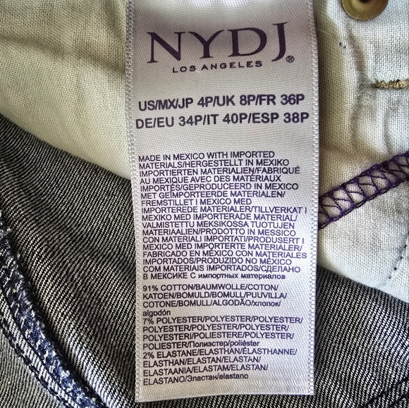 ✨SOLD✨ Nwot NYDJ Size 4P Marilyn Crop Jeans - Picture 6 of 12